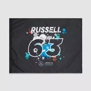 Mercedes AMG F1 George Russell #63 Flag Banner - UK STOCK UK SELLER - Picture 1 of 1