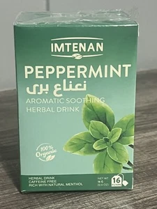 Imtenan 100% Organic Peppermint Tea 16 Tea Bags امتنان نعناع بري طبيعي - Picture 1 of 6