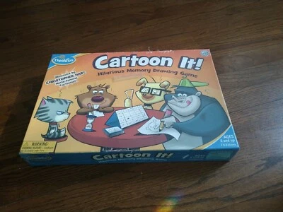 ThinkFun Cartoon It! Board Game - Hilarious Memory Drawing Game NEW SEALED - Image 1 of 4