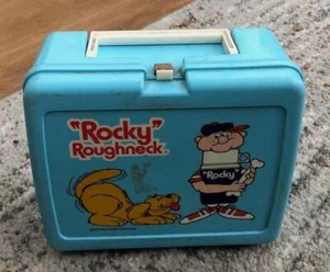 King Seeley Thermos Lunchbox Rocky Roughneck 1977 Selten Vintage Original Kinder - Bild 1 von 16
