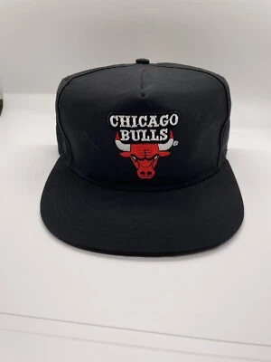 Chicago Bulls Vintage NBA Snapback Gorra Gorra Años 90 Universal Nuevo Antiguo Stock Etiquetas Foto 1 de 4