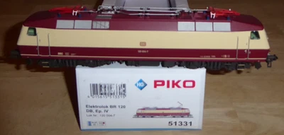 Piko 51331 H0 Locomotive Br 120 004-7 Vorserie DB Epoch 4/5 with Dss + LED - Image 1 of 4