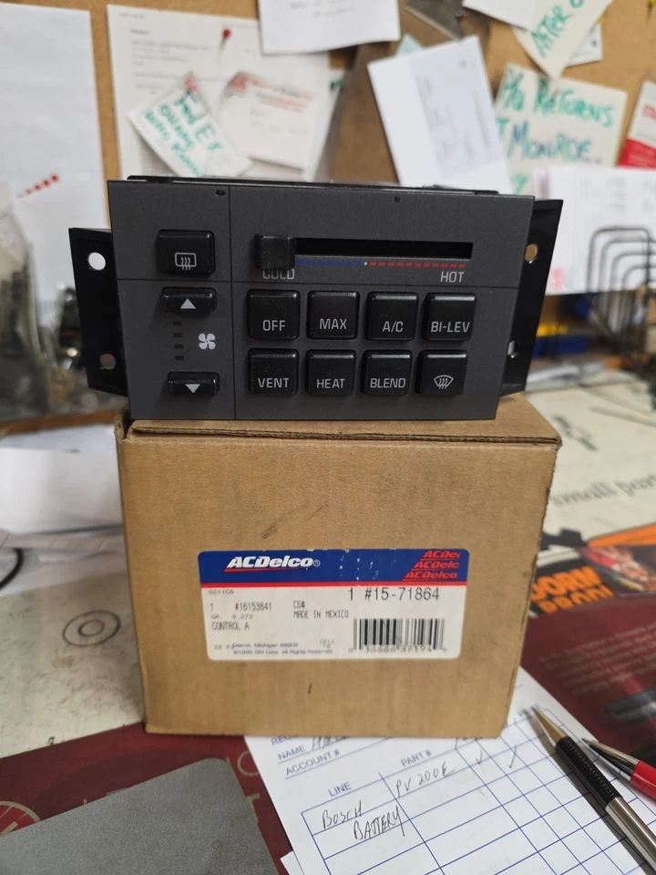 Ac Delco New Hvac Control Head  Fits 90-94;Chevy Lumina - Image 1 of 2