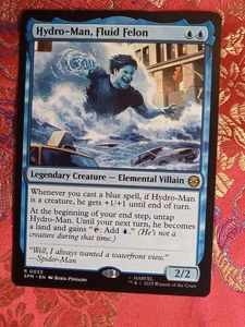 Hydro-Man, Fluid Felon Marvel's Spiderman Magic The Gathering MTG rare card - Picture 1 of 1