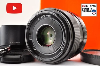 [Pago nos EUA] SONY 35mm F/1.8 SEL35F18 OSS AF Lente Grande Angular Para na CAIXA EUA - Imagem 1 de 4