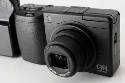 [NEAR MINT] Ricoh GR Digital II 10.1MP  Black Compact Camera From JAPAN #126 - Image 1 of 4