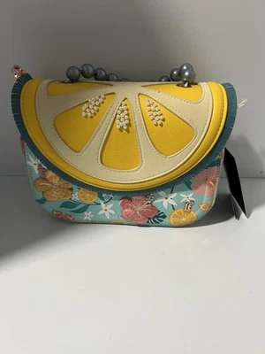 Bolso Bandolera Tropical Floral Limón Marca Loungefly - Nuevo con Etiquetas (B) Foto 1 de 4