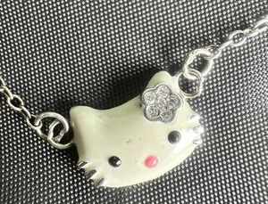 Bracciale dolce Hello Kitty in argento sterling 925 smaltato - Foto 1 di 5