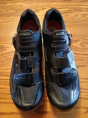 Nuevo Shimano Dynalast 107 Zapatos Negro Bicicleta Ciclismo EU 44, US 9.5 $150 Orig. Foto 1 de 4