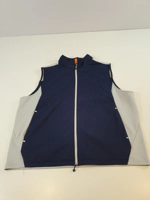 Chaleco híbrido Peter Millar Peter Millar Fuse Elite para hombre 2XL azul sin logotipos Foto 1 de 4