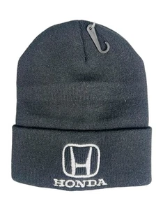 ๐๐๐Honda Black Knit Beanie White Emblem & Lettering๐๐๐ - Picture 1 of 2