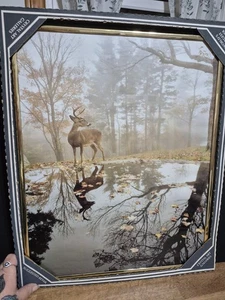 Crystal Art Gallery 16 X 20 Deer Vintage - Picture 1 of 7