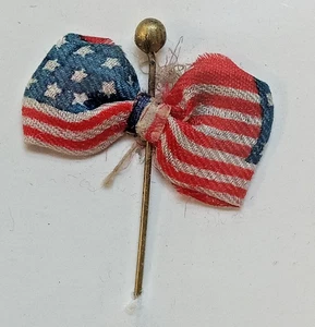 1. Weltkrieg Amerikanische Flagge Pin Top + Zustand SCHÖN!!! - Bild 1 von 2