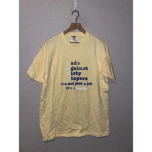Camisa De Colección Papá Contra Pañales Sucios Doody Amarilla Humor Broma Camiseta De Colección L - Imagen 1 de 8