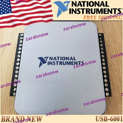 NEW NATIONAL INSTRUMENTS USB-6001 782604-01 Scheda Acquisizione Dati DAQ Spedizione Gratuita - Immagine 1 di 4