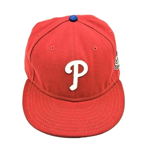 2009 MLB World Series Philadelphia Phillies Fitted Hat New Era 59FIFTY On Field - Picture 1 of 11