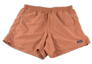 Patagonia Baggies Shorts 4"  Women's Size Medium Peach Sports Running Beach - Picture 1 of 6