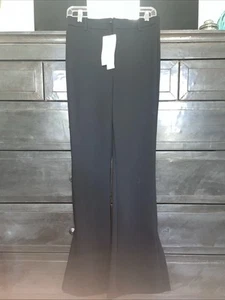 ZARA Black Flared High-waist pants, belt loops Front zip and metal hook closure - Picture 1 of 10