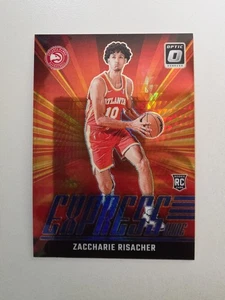 Zaccharie Risacher 2024-25 Panini Donruss Optic Express Lane Lime Green /199 RC - Bild 1 von 3