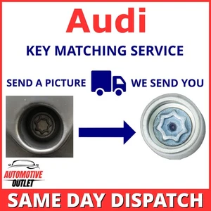 SCHLÜSSEL Für Sicherungs-Radmuttern Für Audi A5 Service UK Passender Bolzen - Picture 1 of 5