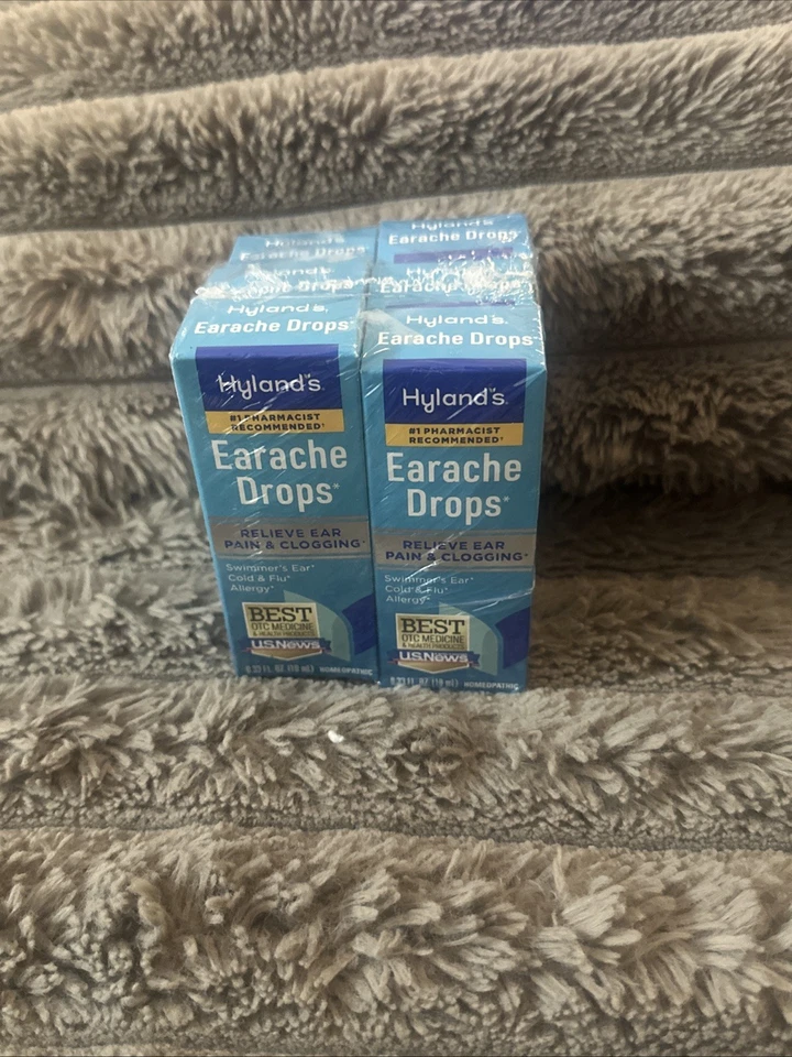 Hyland's Earache Drops Relieves Ear Pain Naturally 0.33 Fl. Oz.