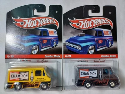 Tapones Champion Hot Wheels Delivery Slick Rides Combat Medic (par) - Real Riders Foto 1 de 4