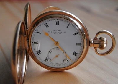 Antique Hunter G/P. Pocket Watch. 17 Jewel. Prima. Running. Fattorini of Skipton - Image 1 of 4