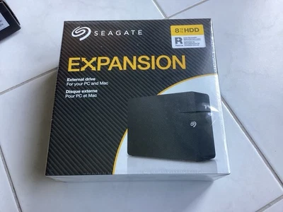 SEAGATE Expansion Desktop - 8 TB - Externe Festplatte - 3.5 Zoll - USB 3.0 - NEU - Bild 1 von 3