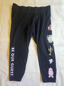 Disney Princess Beauty And The Beast Be Our Guest 2XL Capri Leggings *See Pics* - Picture 1 of 11