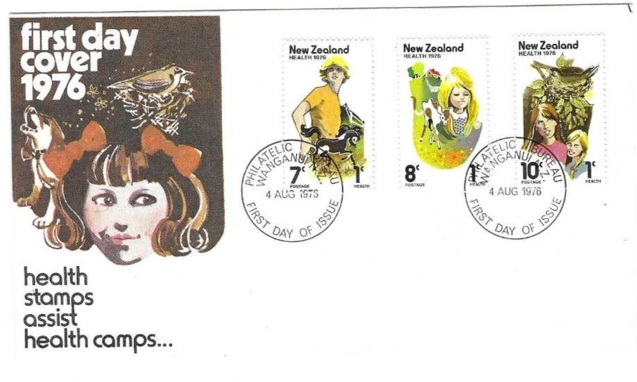 New Zealand Comm/FDC - Health Stamps Issue - 1976 - (NZ318) - Image 1 of 1