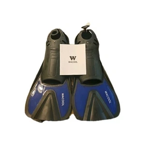 WACOOL Adult Short Adjustable Travel Fins Blade Fins Flippers Sz L USA 8.5-10 - Picture 1 of 5