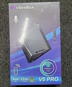 NEW VSEEBOX V5 PRO STREAMING BOX - NEW IN BOX - FREE SHIPPING!!!! - Picture 1 of 2