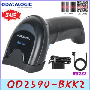 Datalogic QuickScan QD2590-BKK2 2D Imager Handheld RS232 Barcode Scanner + Cable - Picture 1 of 11