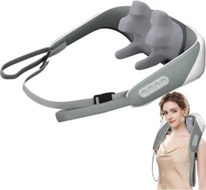 MASSAGGIATORE CERVICALE COLLO SPALLE SPALLE SCHIENA MASSAGGIO SHIATSU - Imagen 1 de 9