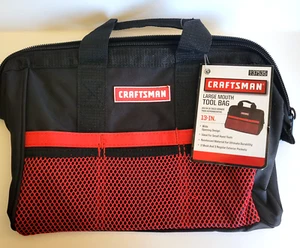 CRAFTSMAN 13" Large Mouth Pockets Durable Tool Bag NIP - Part # 37535 NEW - Picture 1 of 5