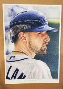 TOPPS LIVING SET FINE ART PRINT NICK CASTELLANOS #002/063 TIGERS COMIC KINGS - Picture 1 of 3