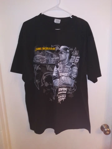 Jamie McMurray Chase Authentics #26 Nascar Double Sided Graphic T Shirt Size XL Cover