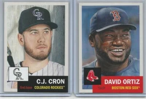 2022 Topps Living Set #543 & 544 C.J. CRON & DAVID ORTIZ Free Shipping IN STOCK - Bild 1 von 2