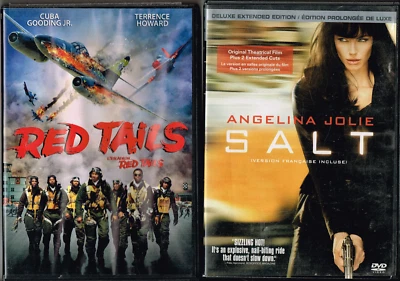Red Tails, Cuba Gooding Jr (DVD, 2012) + Salt, Angelina Jolie Foto 1 de 3
