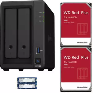 Synology DS723+ 2GB RAM 1.6TB Cache 20TB (2x10TB) of WD RED PLUS Drives - Picture 1 of 1