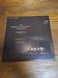 Heifetz/Piatigorsky Conc - Mozart/Mendelssoh Quintette/Octette. RCA LSC-2738. M - Picture 1 of 5
