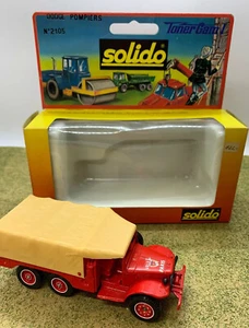 SOLIDO TONER GAM I Dodge Pompiers No. Vehículo diecast de metal 2105 - Imagen 1 de 12