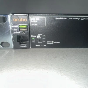 HPE Aruba J9776A Switch 24 Port Ethernet Networking Switch P/N: J9776A - Picture 1 of 6