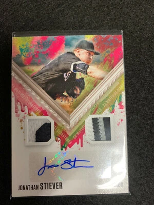 2021 Diamond Kings Baseball Jersey/Auto 5/25 Jonathan Stiever 3/Color Chicago 🔥 - Image 1 of 2