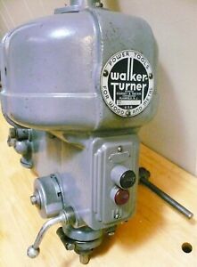 Walker Turner 1200 Series 15" Drill Press Head Assembly Complete Made in USA