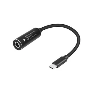 PD65W DC5521 to USB-C Charging Cable for Laptops Phones & Tablets 7” - Picture 1 of 7