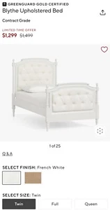 twin size bed frame wooden - Picture 1 of 4
