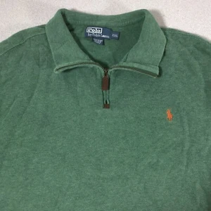 Men’s Ralph Lauren Polo Pullover Sweater Green XXL D77 - Picture 1 of 6