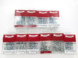 Tornillos autogolpeados en zinc POR BANNER al por menor £0,99 - Imagen 1 de 81