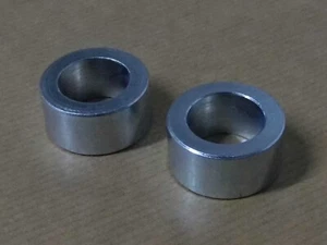 Triumph Tiger Cub W1223 Rear Wheel Spindle Spacer Distance Piece x2 ' - Picture 1 of 4